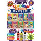 Ata Yayıncılık 1. Sınıf Öğretmen Tavsiyeli Okumayı Sevdiren 32 Sayfa 10 Kitaplık Hikaye Seti (Slime Set Hediyeli) - Hayır