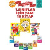 Ata Yayıncılık 1. Sınıf Yaz Tatil Kitabı Seti 2021 Iş Bank Tudem Tonguç Öğretmen Evde Kırmızı Beyaz