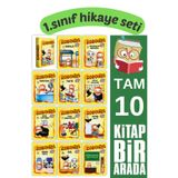 Ata Yayıncılık 1.ve 2.sınıflar Için Okumayı Sevdiren Macera Tadında 10 Lu Robotiz Hikaye Seti