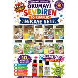 Ata Yayıncılık 2.sınıf Öğretmen Tavsiyeli Okumayı Sevdiren 32 Sayfa 10 Kitaplık Hikaye Seti-2 (Slime Set Hediyeli) - Hayır