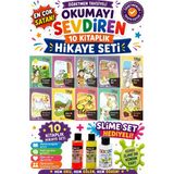 Ata Yayıncılık 2.sınıf Öğretmen Tavsiyeli Okumayı Sevdiren 32 Sayfa 10 Kitaplık Hikaye Seti (Slime Set Hediyeli) - Hayır