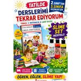 Ata Yayıncılık 2. Sınıf Tatilde Derslerimi Tekrar Ediyorum Slime Set Hediyeli Konu Özetli Soru Bankası