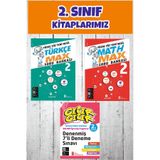 Ata Yayıncılık 2.Sınıf Yüzde Yüz Yeni Nesil Türkçe Max + Math Max Soru Bankası + Gıcır Gıcır Denenmiş 7 li Deneme