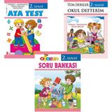 Ata Yayıncılık 2022 - 2. Sınıf Okul Defteri + 2. Sınıf Tüm Dersler Afacan Soru Bankası + 2. Sınıf Ata Test