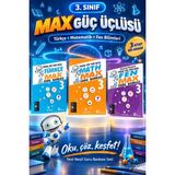 Ata Yayıncılık 3. Sınıf Max Güç Üçlüsü Türkçe Matematik Fen Bilimleri Yeni Nesil Soru Bankası Seti – 3 Kitap