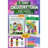 Ata Yayıncılık 3. Sınıf Okul Defterim + Oku Anla Pekiştir (Slime Set Hediyeli)