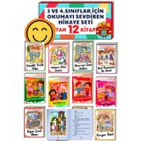 Ata Yayıncılık 3.ve 4.sınıfların Keyifle Okuyacağı Hikaye Kitabı Seti