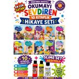 Ata Yayıncılık 4.sınıf Öğretmen Tavsiyeli Okumayı Sevdiren 64 Sayfa 10 Kitaplık Hikaye Seti-3 (Slime Set Hediyeli) - Hayır