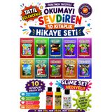 Ata Yayıncılık 4.Sınıf Öğretmen Tavsiyeli Okumayı Sevdiren 80 Sayfa 10 Kitaplık Hikaye Seti-2 (Slime Set Hediyeli)