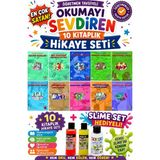 Ata Yayıncılık 4.sınıf Öğretmen Tavsiyeli Okumayı Sevdiren 80 Sayfa 10 Kitaplık Hikaye Seti (Slime Set Hediyeli) - Hayır