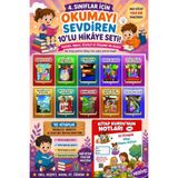 Ata Yayıncılık 4.Sınıflar İçin Okumayı Sevdiren 10 lu Hikaye Seti 6 (Kitap Okuma Defteri Hediyeli)