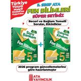Ata Yayıncılık 5. Sınıf Fen Bilimleri Süper Set Soru Bankam + Çalışma Kitabım Ye