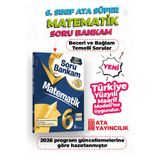 Ata Yayıncılık 6. Sınıf Matematik Ata Süper Soru Bankam Yeni