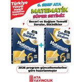Ata Yayıncılık 6. Sınıf Matematik Süper Set Soru Bankam + Çalışma Kitabım Yeni