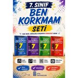 Ata Yayıncılık 7.sınıf Ben Korkmam Türkçe-Matematik-Fen Bilimleri- Sosyal Bilgiler Soru Bankası Seti