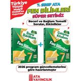 Ata Yayıncılık 7. Sınıf Fen Bilimleri Süper Set Soru Bankam + Çalışma Kitabım Ye