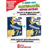 Ata Yayıncılık 7. Sınıf Matematik Süper Set Soru Bankam + Çalışma Kitabım Yeni