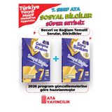Ata Yayıncılık 7. Sınıf Sosyal Bilgiler Süper Set Soru Bankam + Çalışma Kitabım Yeni