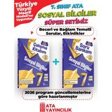 Ata Yayıncılık 7. Sınıf Sosyal Bilgiler Süper Set Soru Bankam + Çalışma Kitabım