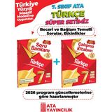Ata Yayıncılık 7. Sınıf Türkçe Süper Set Soru Bankam + Çalışma Kitabım Yeni