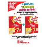 Ata Yayıncılık 7. Sınıf Türkçe Süper Set Soru Bankam + Çalışma Kitabım Yeni
