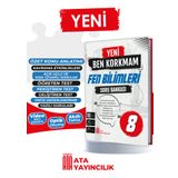 Ata Yayıncılık 8. Sınıf Yeni Ben Korkmam Fen Bilimleri Soru Bankası