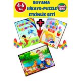 Ata Yayıncılık Çocuklar Için Boyama Kitabı Hikaye Yapboz