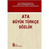 Ata Yayıncılık Türkçe Sözlük Büyük Sözlük Ciltli Kolektif Yazarlı Dikkat & Zeka Geliştirme Kitabı