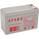 Ataba 12 Volt 9 Amper Jel Akü 151X65X94MM-2408 Gram - Gri