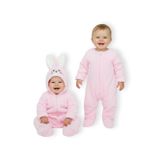 Atabay Welsoft Tavşan Kapüşonlu Patikli Tulum - Pembe - 6 - 9 Ay - HYT1276-PEMBE-6 - 9 Ay Pembe