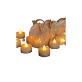 Atabayonline Pilli Led Mum 3.4 cm 24'lü Paket Gün Işığı
