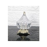 atabey home 1 Adet Ince Desen Döküm Ayaklı Kubbe Lokumluk Gold Detaylı Mini Lokumluk 11 Cm