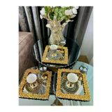 atabey home collection 6'lı Kahve & Çay & Sunum Tepsisi Metal Döküm Full Döküm Model TYC2931DE6E1AC53F1
