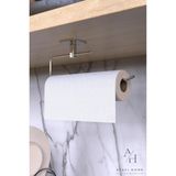 Atacı Home Siyah Rulo Havluluk Peçetelik Yapışkanlı Pratik Banyo Mutfak Askısı Kağıt Rulo Havluluk - Krom