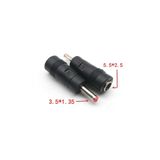 ATAELEKTRONİK 3.5mm * 1.35mm erkek 5.5mm * 2.1mm dişi fiş DC güç konnektör adaptörü Laptop AC DC jak adaptörü