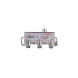 ATAELEKTRONİK 3 Üç Çıkış 3'lü Splitter Anten Dağıtıcı Uydu Çoklayıcı Full Hd 1080 Ve Sd Yayınları Destekler Hd