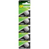 ATAELEKTRONİK 5 Adet Gp 2032 Lithium Cell Battery 3v Cr2032 Dl2032 3 Volt Garaj Kepenk Kumanda Pili