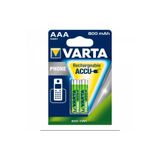 ATAEXPRESS Varta Şarj Edilebilir Şarzlı Şarjlı Ince Pil Aaa 800 Mah 2'li