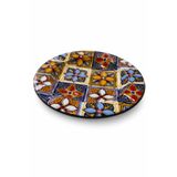 ATAGİFT HEDİYELİK Çok Amaçlı 15 Cm-Küllük, Takı Tabağı,Mum Tabağı İçin Kullanılan Baskılı Hafif Metal -KARMA GÖNDERİ