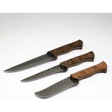 Atak Knives Efsane 3 mm Dövme Izli Bayramı Seti - 3 'lü Bıçak Seti . Kasap 3 - Yüzme Bıçağı - Sıyırma Bıçağı.