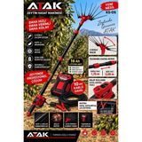 Atak Profesyonel 16 Ah Lityum Akülü Zeytin ve Meyve Hasat Makinesi - 1,70M-3,00M Teleskobik Karbon Sap