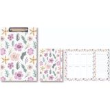 Atakids Lizy Sekreterlik Dosyası, Defter ve Haftalık Planlayıcı 3'lü Set - Pembe