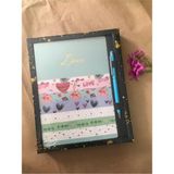 Atakids Lizy Tasarımlı Defter ve Kalem Seti (96 Yaprak) - Mavi