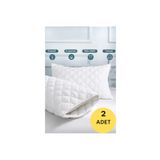 atakum avm 2'li Sıvı Geçirmez Yastık Alezi Kapitoneli Fermuarlı 50x70 Cm