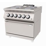 Atalay AEK-860 4'lü 80x60x85 E Elektrikli Fırınlı Kuzine
