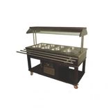 Atalay ASBM-04 Orta Tip Ahşap Kaplama GN 1/1 x 230 V Benmariler