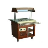 Atalay ASSB-02 Orta Tip Ahşap Kaplama GN 1/1 2 230 V Saladbarlar