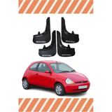 Atalay Ticaret Ford Ka- Racing Beyaz Yazılı 4'Lü Tozluk Çamurluk Paçalık