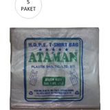 Ataman 27X47 cm 1 Kg 725 Adet Orta Boy Kalın Şeffaf Atlet Poşet