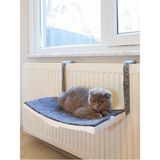 Atapet Kalorifer Için Vantuzlu Plastik Kedi Yatağı (Beyaz) - 100 x 100 x 10 cm
